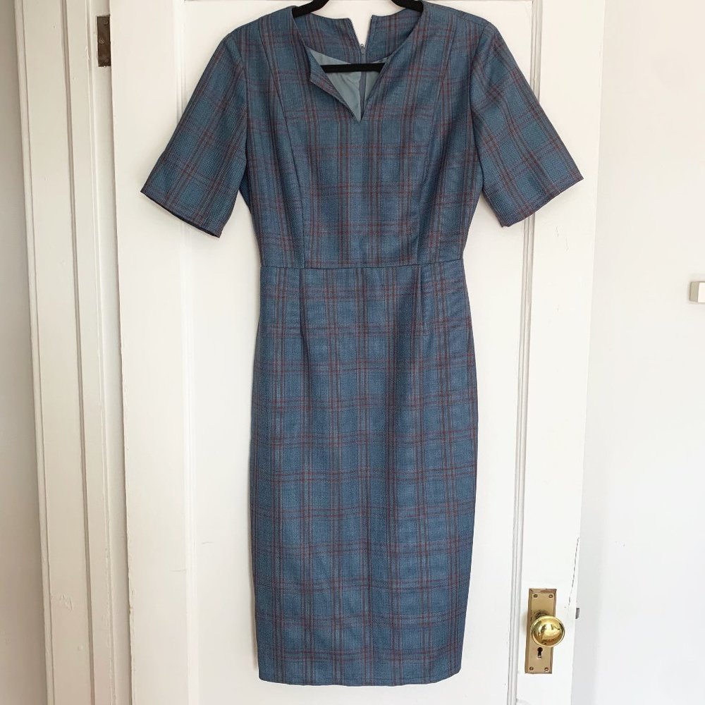MaxMara Plaid Work Dress